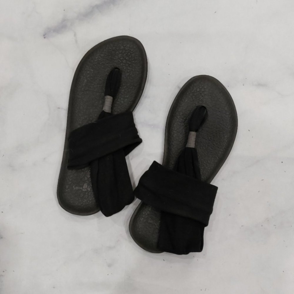 Sanuk Women's Yoga Sling 2 Flip Flop Black